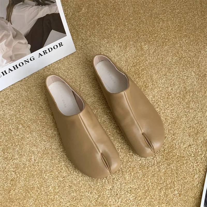 Chaussure Tabi Camel