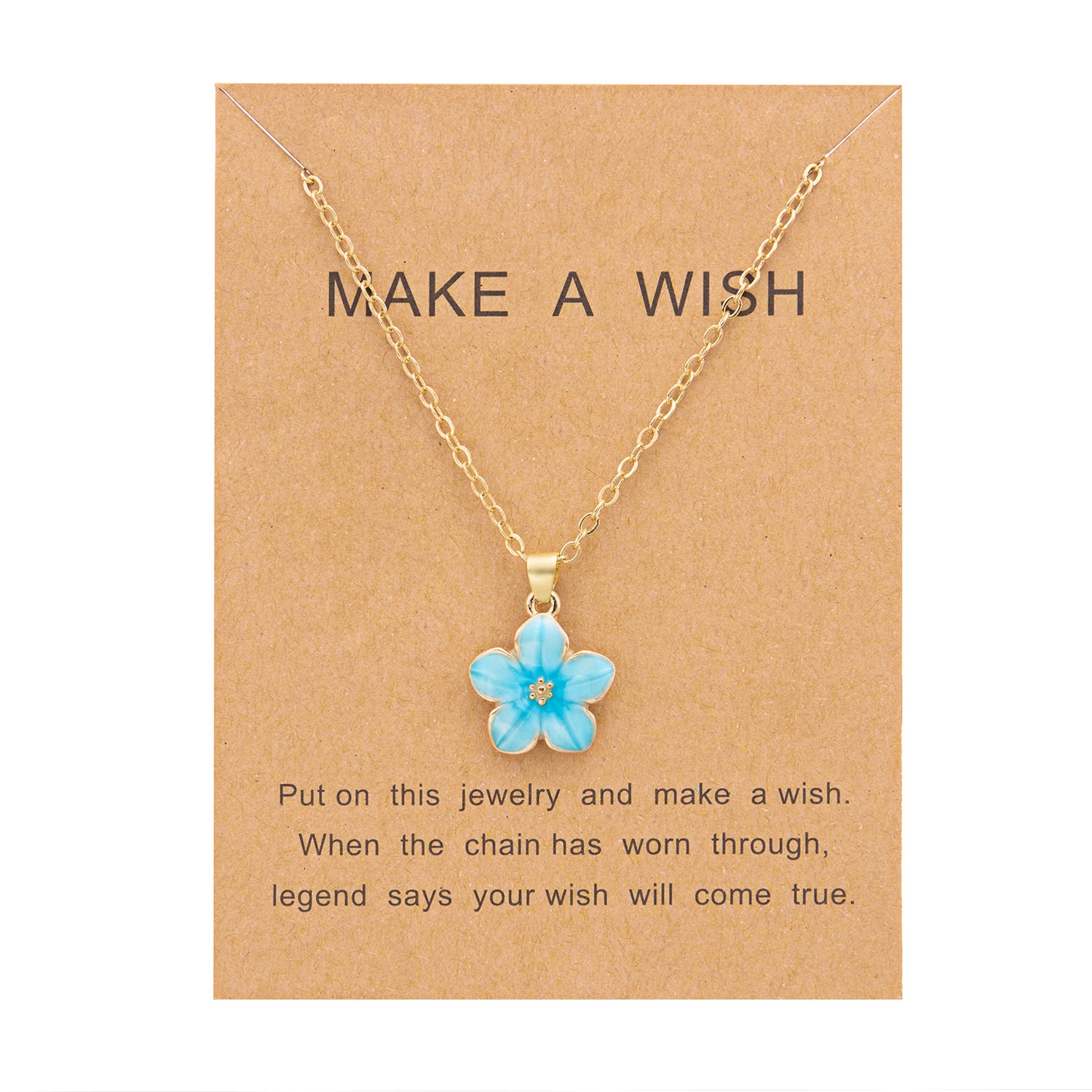 Collier Bleu Japonais