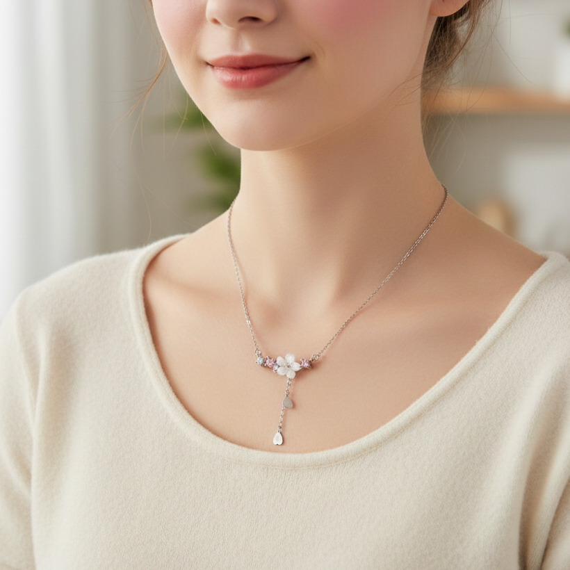 Collier Cerisier Japonais