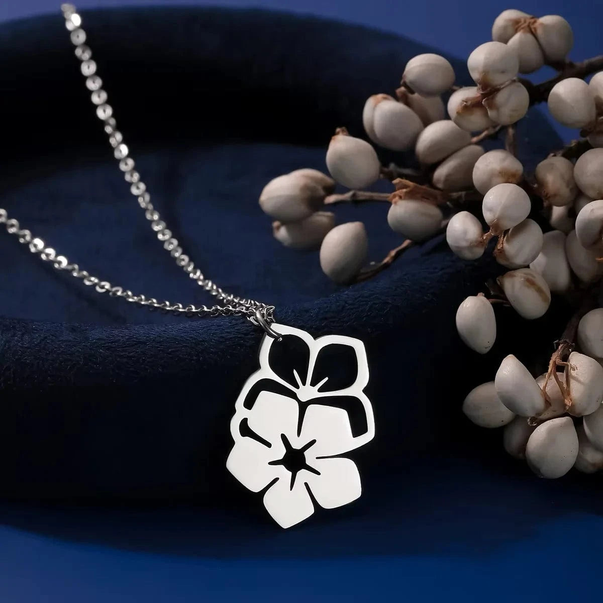 Collier fleurs de cerisier japonais