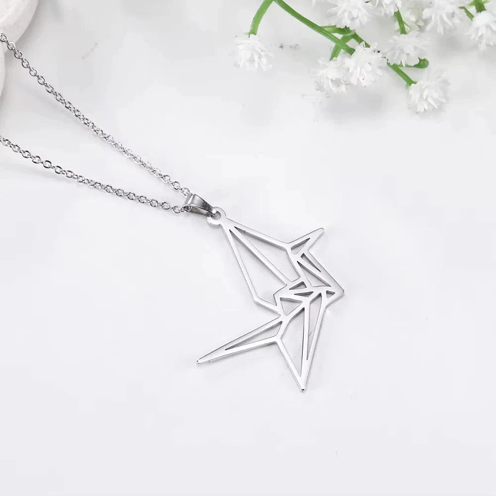 Collier grue japonaise