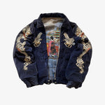 Veste Sukajan Dragon Brodé Réversible