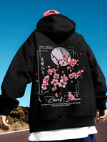 Sweat Capuche Japonais Sakura Fleur de Cerisier