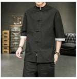 Chemise Kimono Homme Style Samouraï
