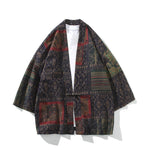 Haori homme japonais imprimé style traditionnel
