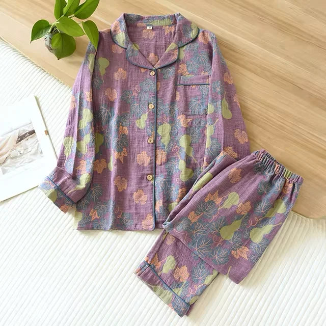 Ensemble jinbei violet