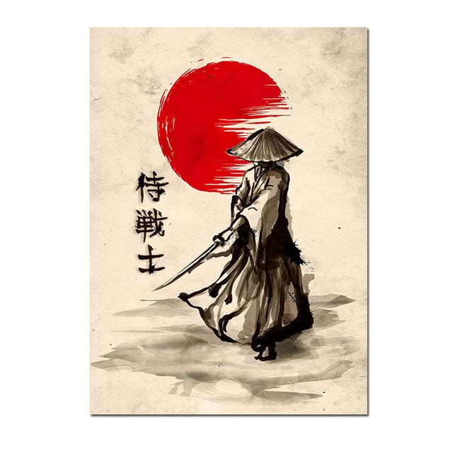 Estampe la voie du Samouraï