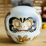 Grand Daruma Blanc Tirelire