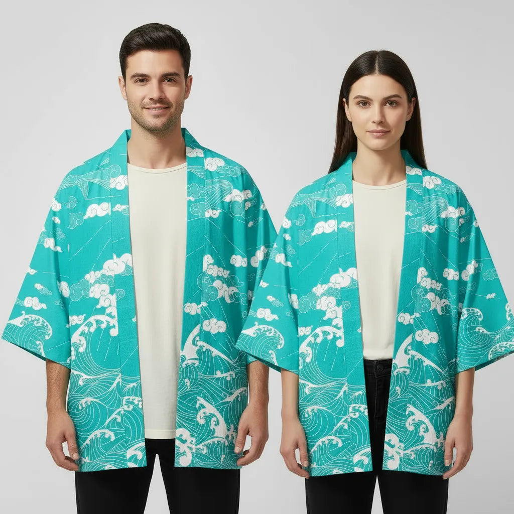 Haori Ciel et Vague