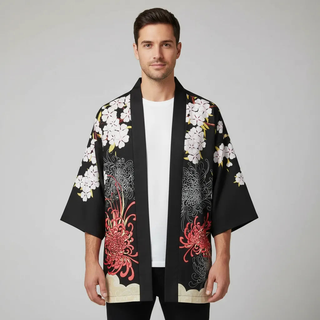 Haori fleuri