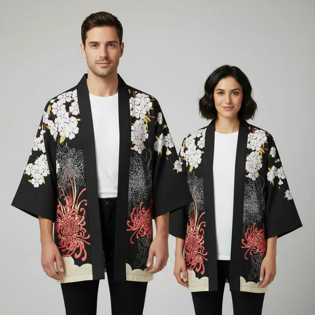 Haori fleuri