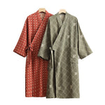 Kimono Peignoir Homme et Femme Coton Gaze