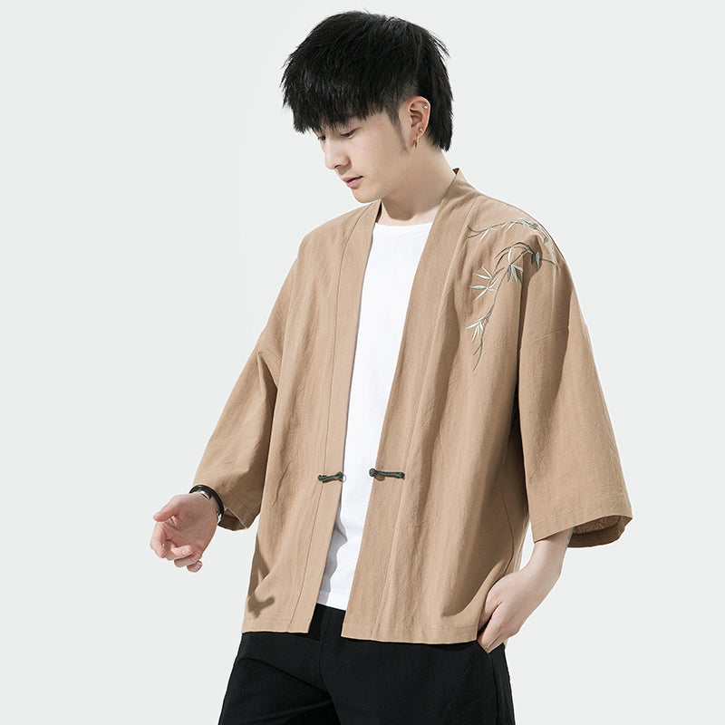Veste Kimono Homme Japonais Brodée