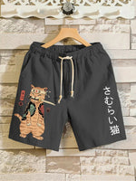 Short Japonais Chat Samouraï