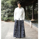 Hakama Homme Motifs Calligraphie Japonaise