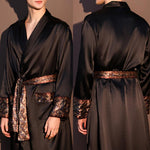 Peignoir Japonais Homme en Satin