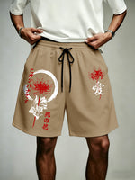 Short Homme Style Japonais Red Spider