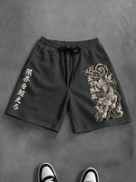 Short Japonais Homme Tigre Kanji