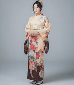 Kimono Furisode jaune