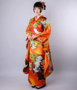 Kimono Furisode orange