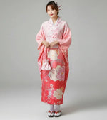 Kimono Furisode rose