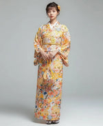 Kimono Houmongi jaune