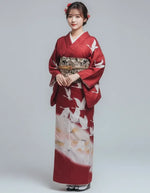 Kimono Houmongi rouge