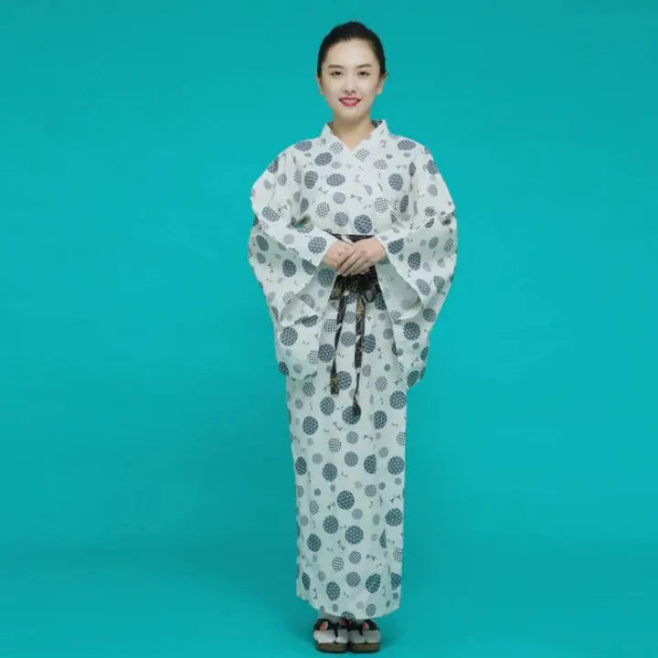 Kimono Komon blanc