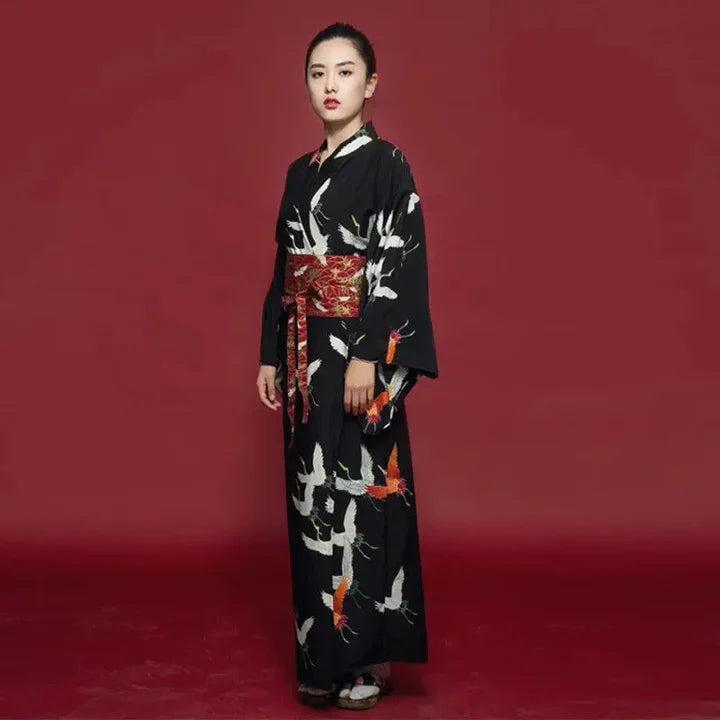 Kimono Japonais Femme 'Tsuru'