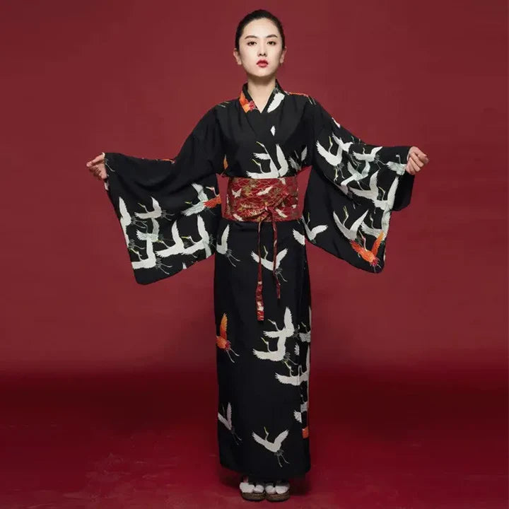 Kimono Japonais Femme 'Tsuru'