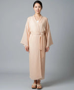 Kimono femme laine beige
