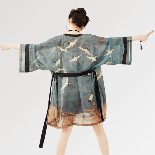 Kimono Femme Mi long