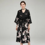 Kimono femme oiseaux