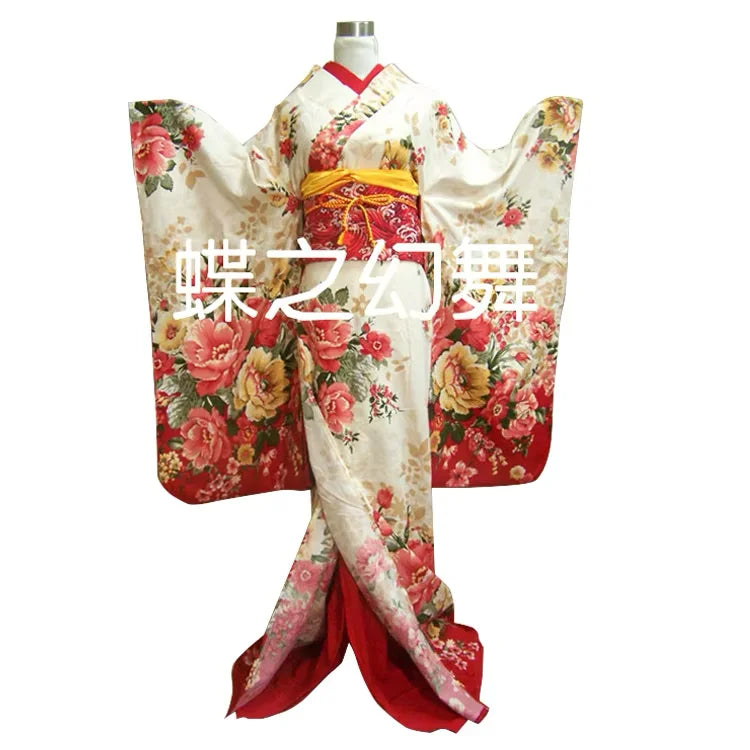 Kimono Furisode traditionnel