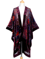 Kimono femme en velours transparent