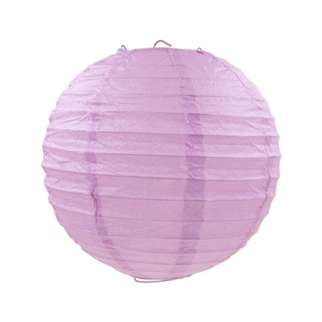 10cm / Violet Lanterne Japonaise Ronde en papier
