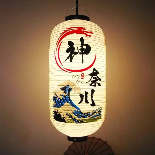 Lanterne japonaise Vague