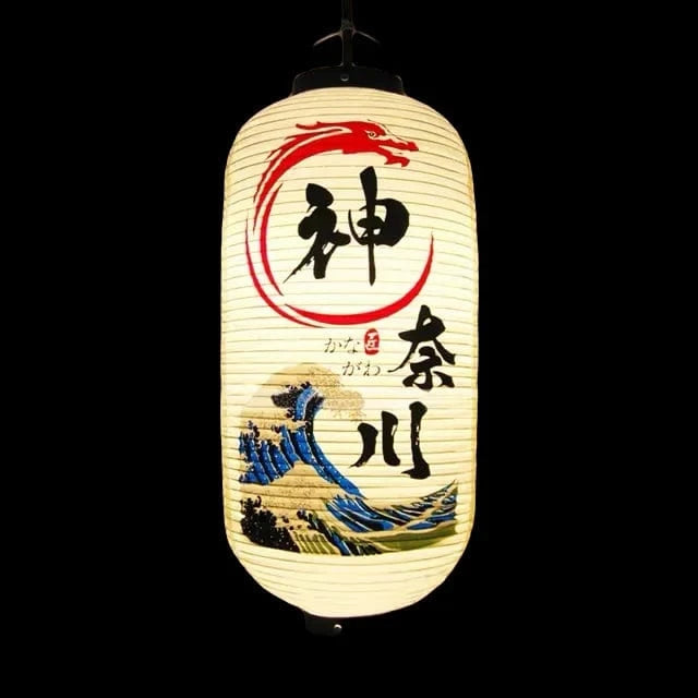 Lanterne japonaise Vague