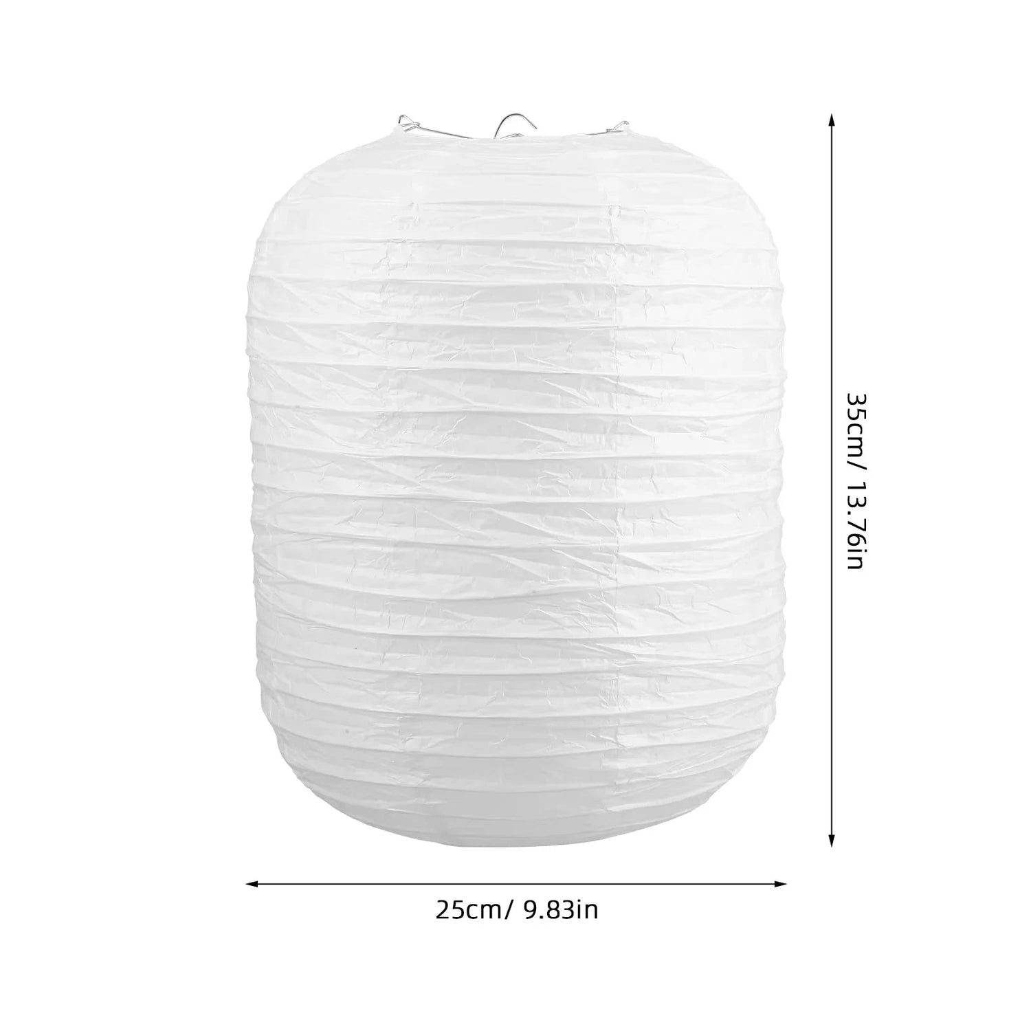 35 cm / 1 Lanterne japonaise blanche pas cher