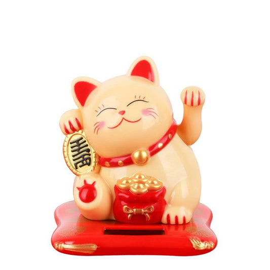 Maneki Neko Solaire Doré