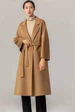 Manteau Kimono Camel Femme