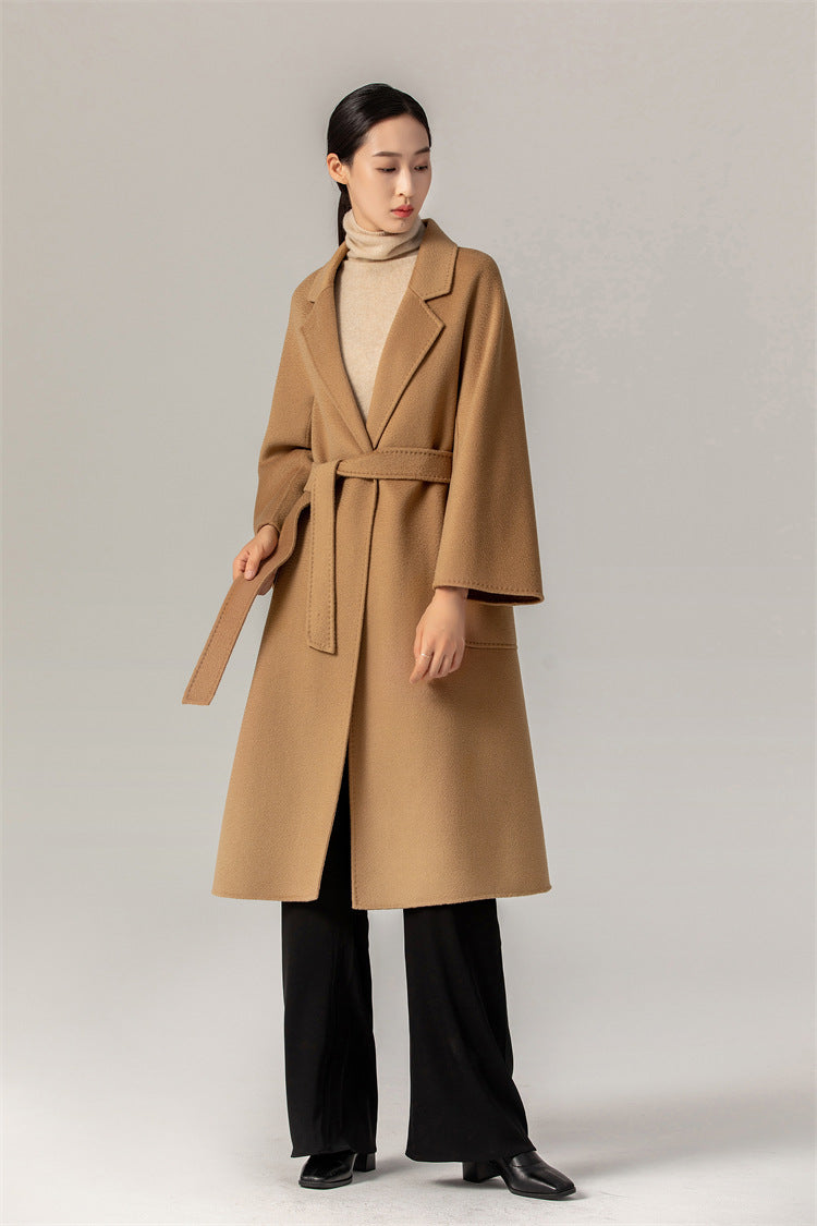 Manteau Kimono Camel Femme