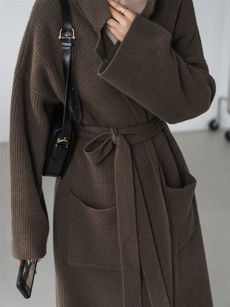 Manteau Kimono Chic Marron