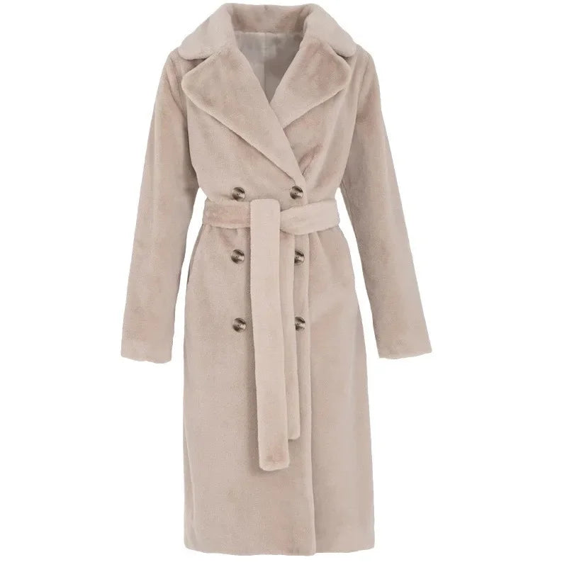 Manteau Kimono Fourrure Femme