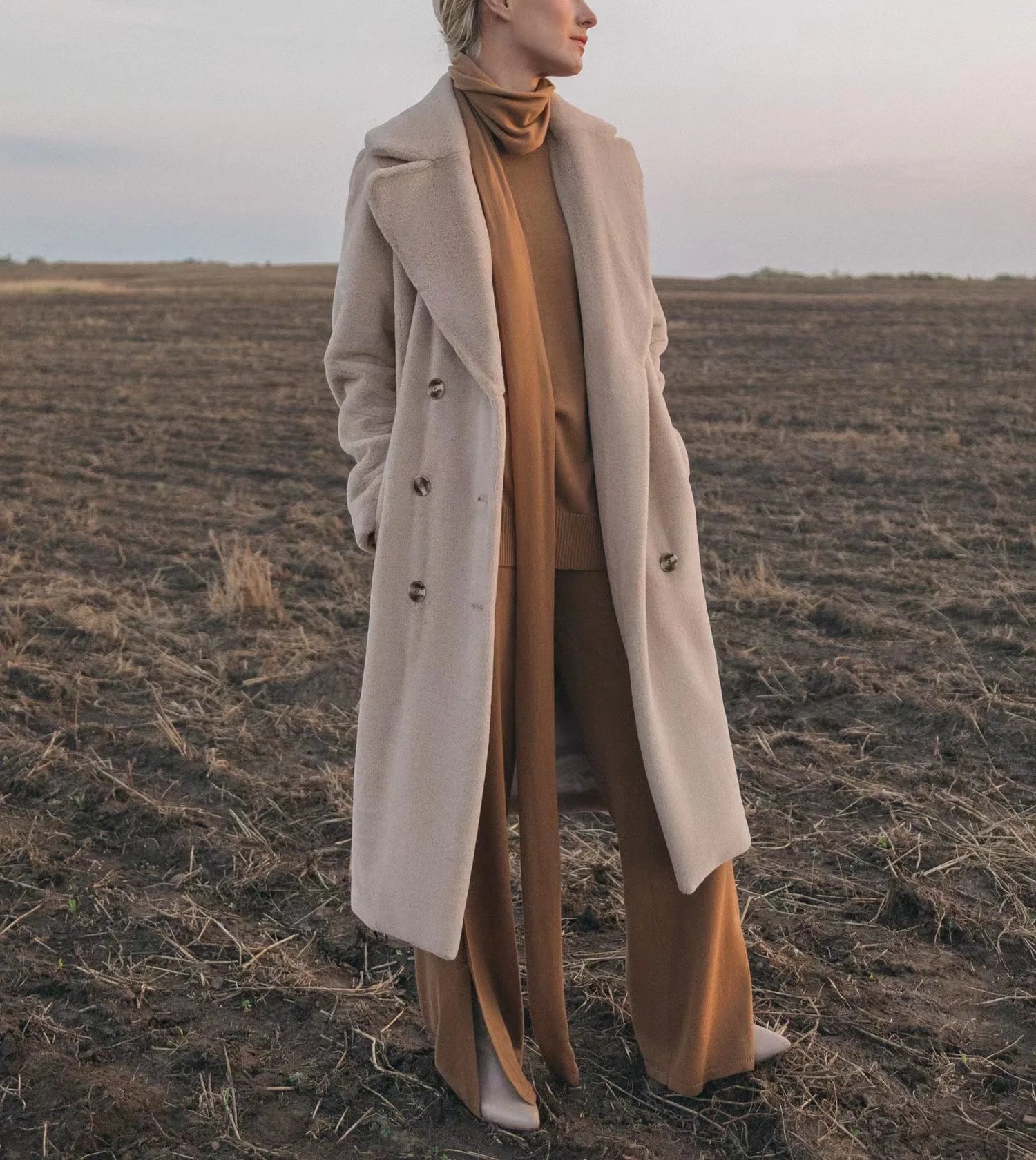 Manteau Kimono Fourrure Femme