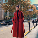 Manteau Kimono Long Rouge