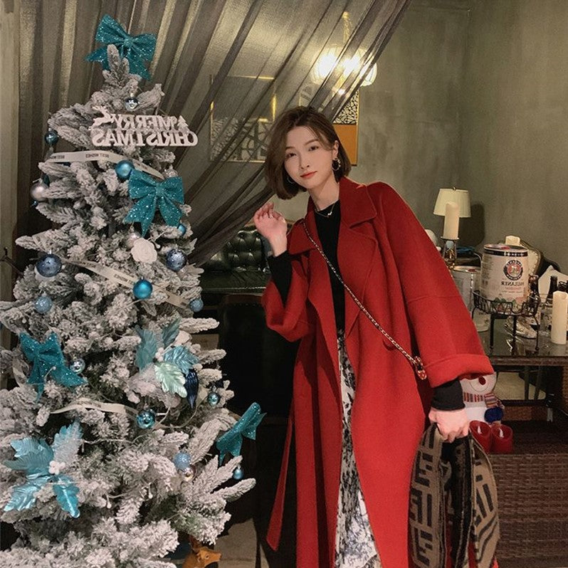 Manteau Kimono Rouge
