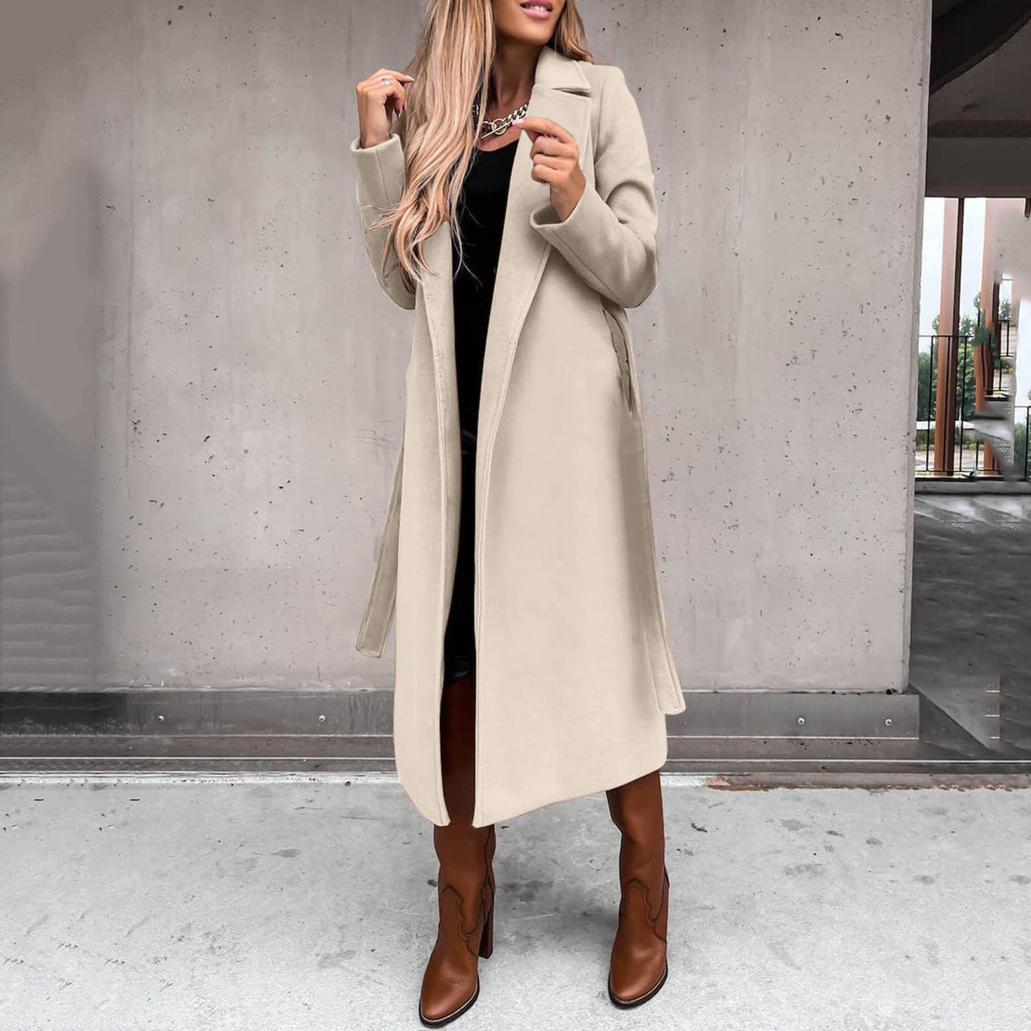 Manteau Kimono en Laine