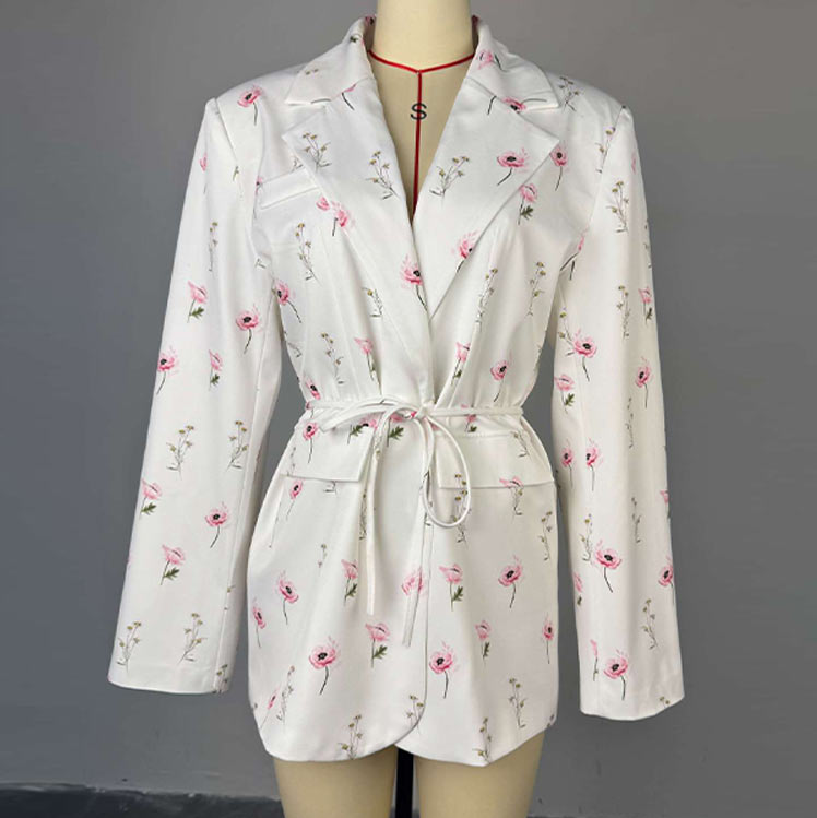Manteau Style Kimono Floral