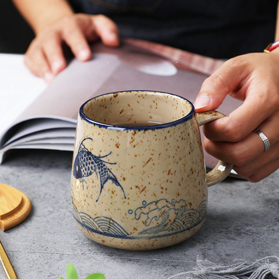 Mug Japonais Avec Couvercle